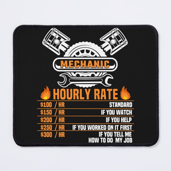 Item preview, Funny Mechanic Hourly Rate Labor Rates Shirt designed and sold by PuPPuB.