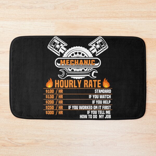 Item preview, Funny Mechanic Hourly Rate Labor Rates Shirt designed and sold by PuPPuB.