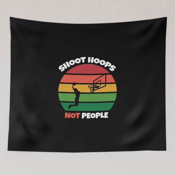 Item preview, Funny Basketball Quotes, Shoot Hoops Not People, Basketball Saying Essential T-Shirt designed and sold by nylaphilli.
