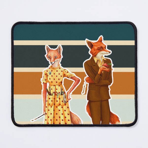 Item preview, Fantastic Mr. fox and Mrs. Fox Funny designed and sold by VINU-DESIGNS.
