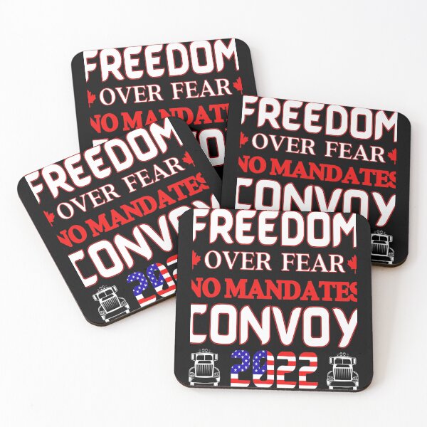 Item preview, Camioneros canadienses Freedom Over Fear Sin mandatos Convoy designed and sold by DimitraPato.
