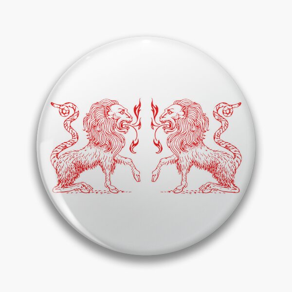 Item preview, Two red lions face to face designed and sold by JAG2B.