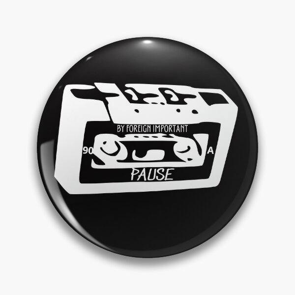 Aperçu de l'œuvre MIX TAPE A SIDE BLANC /PAUSE créée et vendue par PAUSETHAT.