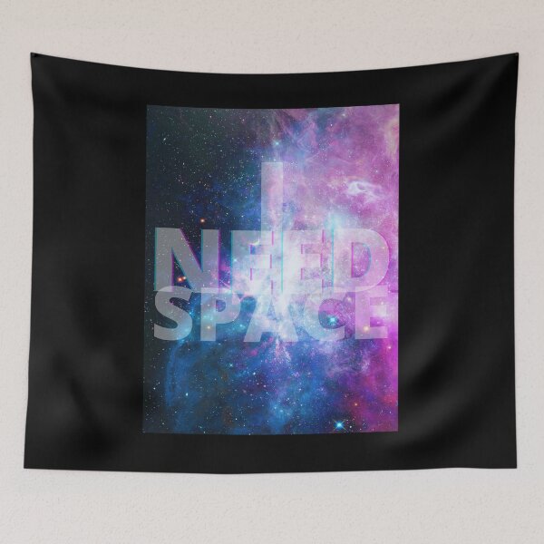 Item preview, I Need Space - Blue, Pink Galaxy 6 designed and sold by Quirkdom.