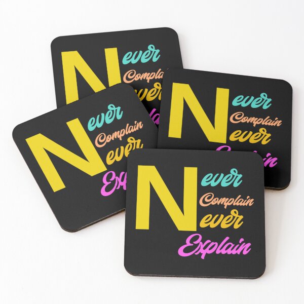 Item preview, never complain never explain funny (1) designed and sold by Xavia-AU.