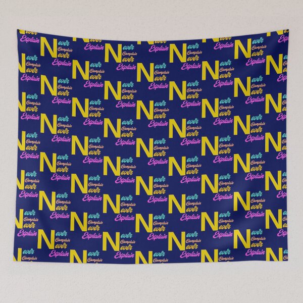 Item preview, never complain never explain funny (1) designed and sold by Xavia-AU.