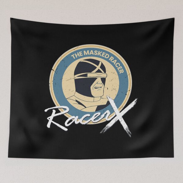 Item preview, the masked racer x blue emblem T-Shirt designed and sold by deCis988.