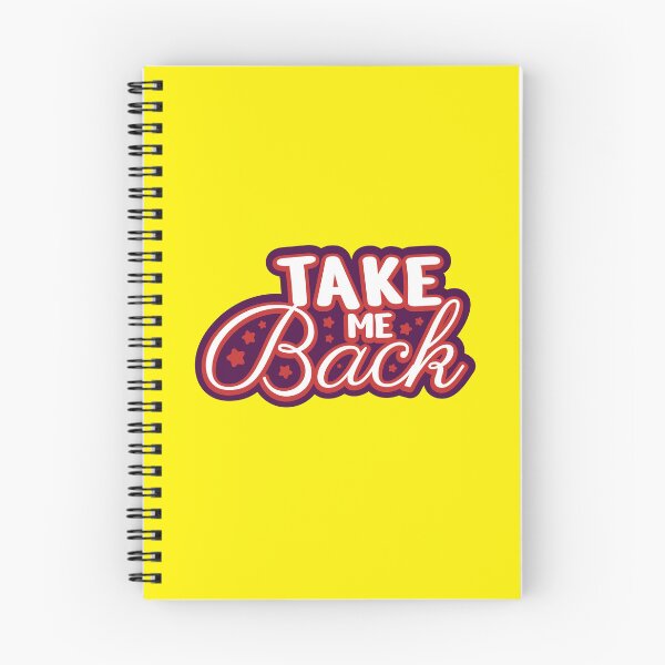 Item preview, Take me back Typography Design designed and sold by BrightLightArts.