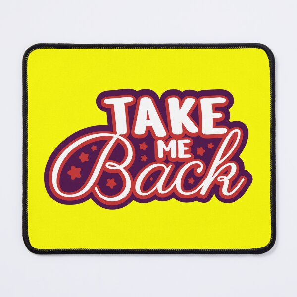 Item preview, Take me back Typography Design designed and sold by BrightLightArts.