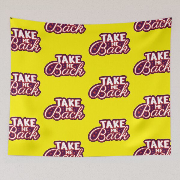 Item preview, Take me back Typography Design designed and sold by BrightLightArts.