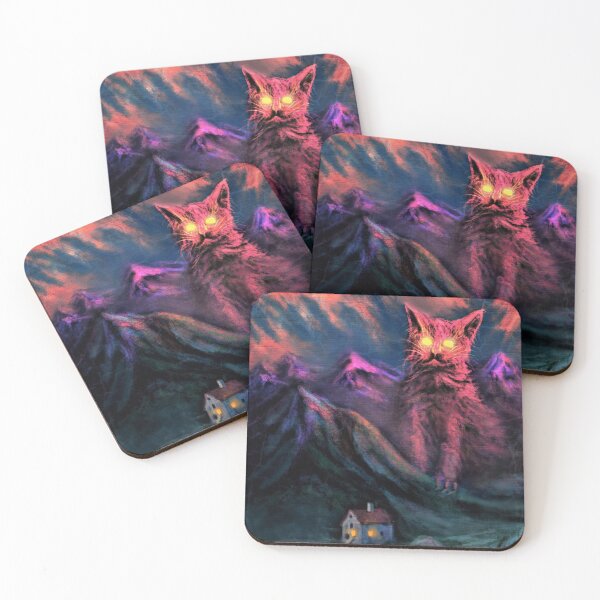 Item preview, Yule Cat Christmas Folklore Fantasy Digital Art designed and sold by TAGartShop.