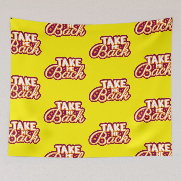 Item preview, Take me back Typography Design designed and sold by BrightLightArts.