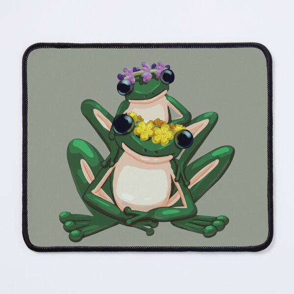 Item preview, Two floral frogs icon designed and sold by 2-Floral-Frogs.