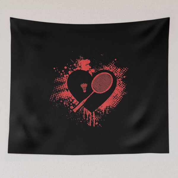 Item preview, I Love Badminton Badminton Sports Player Valentine's Day  designed and sold by laurenm233.