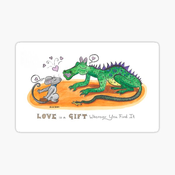 Love is a Gift Sticker