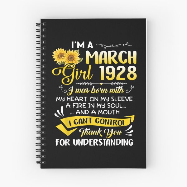 Item preview, I'm A March Girl 1928 Sunflower 94th Birthday  designed and sold by laurenm233.