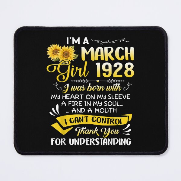 Item preview, I'm A March Girl 1928 Sunflower 94th Birthday designed and sold by laurenm233.