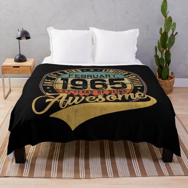 Item preview, 57th Birthday Gift Retro February 1965 57 Yrs Old 57th Bday  designed and sold by laurenm233.