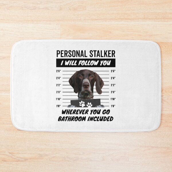Item preview, Personal Stalker Dog – Liver White Ticked German Shorthaired Pointer designed and sold by More Cute Dogs.