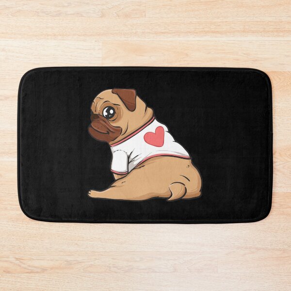 Item preview, Sweetie Fawn Pug Heart Dog Lover Mom Dad Valentines Day designed and sold by 2blackcherries.