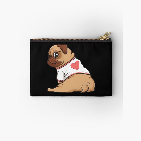 Item preview, Sweetie Fawn Pug Heart Dog Lover Mom Dad Valentines Day designed and sold by 2blackcherries.