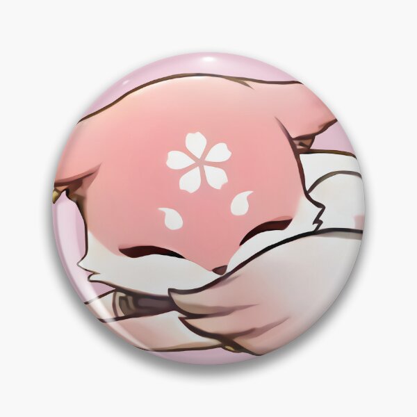 Item preview, Yae Miko Chibi Smol :: Yae Miko small fox form Genshin Impact designed and sold by dudu-inpajamas.