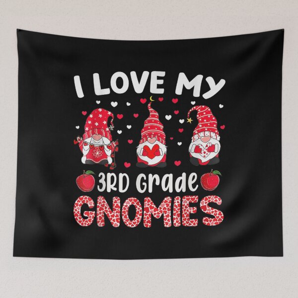 Item preview, I Love My 3rd Grade Gnome Gnomies Valentines Day For Teacher  designed and sold by laurenm233.