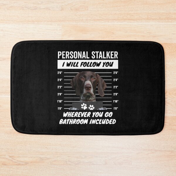 Item preview, Personal Stalker Dog – Liver White Ticked German Shorthaired Pointer designed and sold by More Cute Dogs.