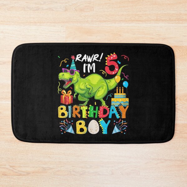 Item preview, Rawr I'm 5th Birthday Boy Dinosaur T Rex 5 Years Old  designed and sold by laurenm233.