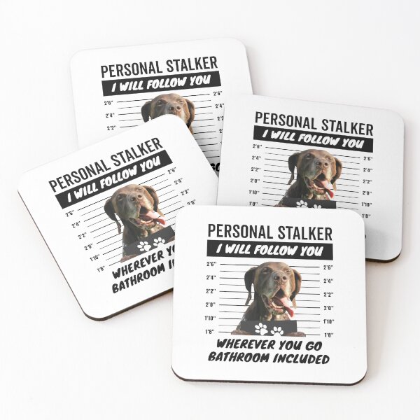Item preview, Personal Stalker Dog – Liver Roan German Shorthaired Pointer designed and sold by More Cute Dogs.
