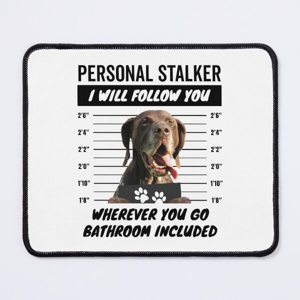 Item preview, Personal Stalker Dog – Liver Roan German Shorthaired Pointer designed and sold by More Cute Dogs.