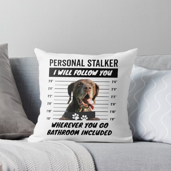 Item preview, Personal Stalker Dog – Liver Roan German Shorthaired Pointer designed and sold by More Cute Dogs.