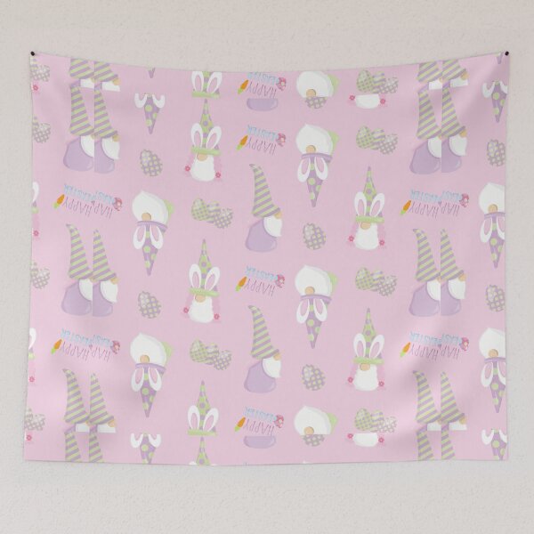Item preview, Cute Gnome Easter Bunny Pattern designed and sold by ILLYL Creatives.