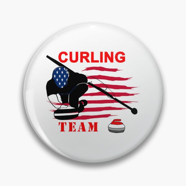 Item preview, USA Curling: Funny design for curling lovers designed and sold by fajali master.
