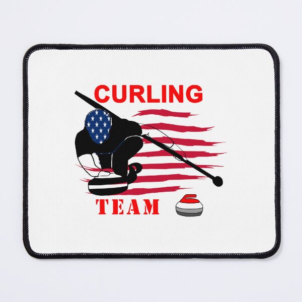 Item preview, USA Curling: Funny design for curling lovers designed and sold by fajali master.