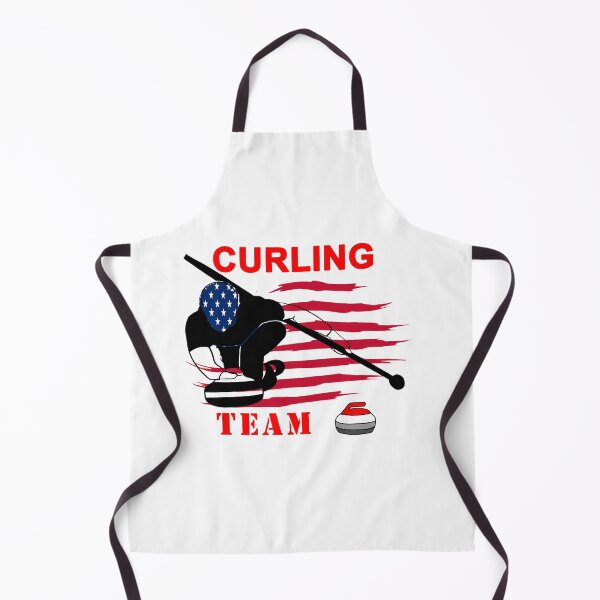 Item preview, USA Curling: Funny design for curling lovers designed and sold by fajali master.