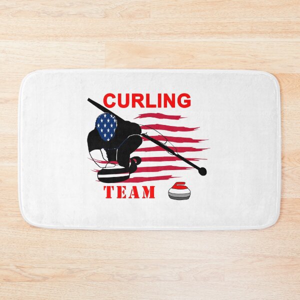 Item preview, USA Curling: Funny design for curling lovers designed and sold by fajali master.
