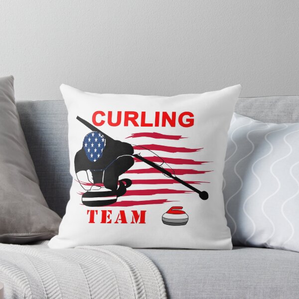 Item preview, USA Curling: Funny design for curling lovers designed and sold by fajali master.