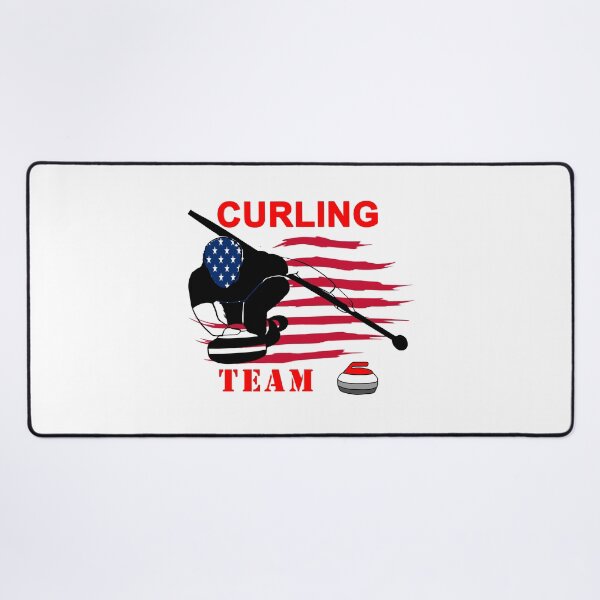 Item preview, USA Curling: Funny design for curling lovers designed and sold by fajali master.