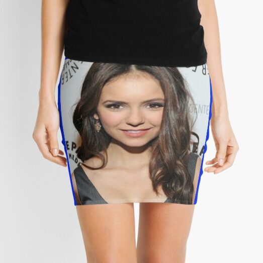 Nina Dobrev's Micro Skirt, Strappy Bra Top and Longline Blazer