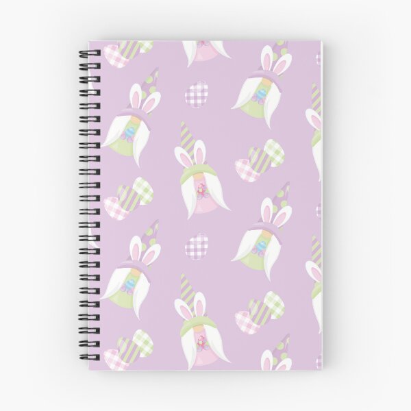 Item preview, Cute Bunny Rabbit Gnome Easter Egg Pattern designed and sold by ILLYL Creatives.