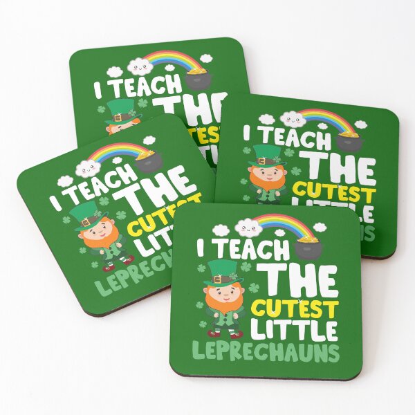 Item preview, I Teach The Cutest Little Leprechauns school teacher St Patricks Day cute  designed and sold by alenaz.