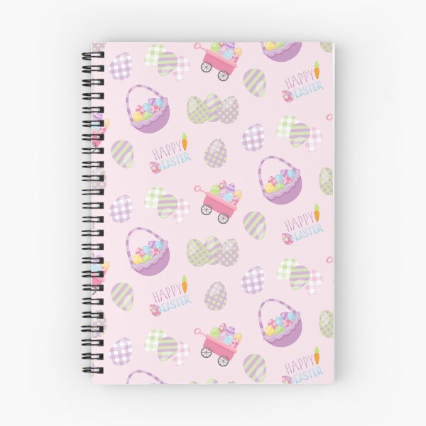 Item preview, Pink Happy Easter Egg Basket Cute Pattern designed and sold by ILLYL Creatives.