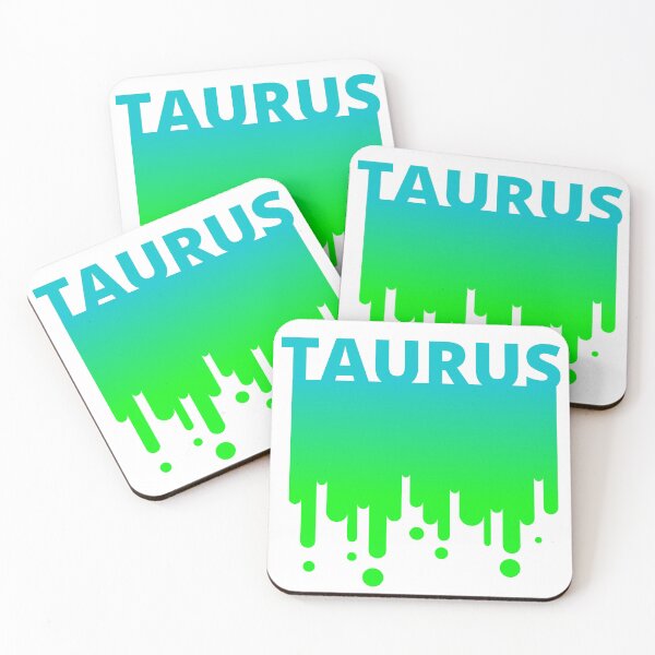 Item preview, Taurus Neon Blue Green designed and sold by Hellofriendco.