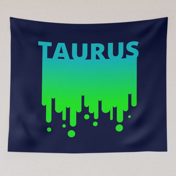Item preview, Taurus Neon Blue Green designed and sold by Hellofriendco.