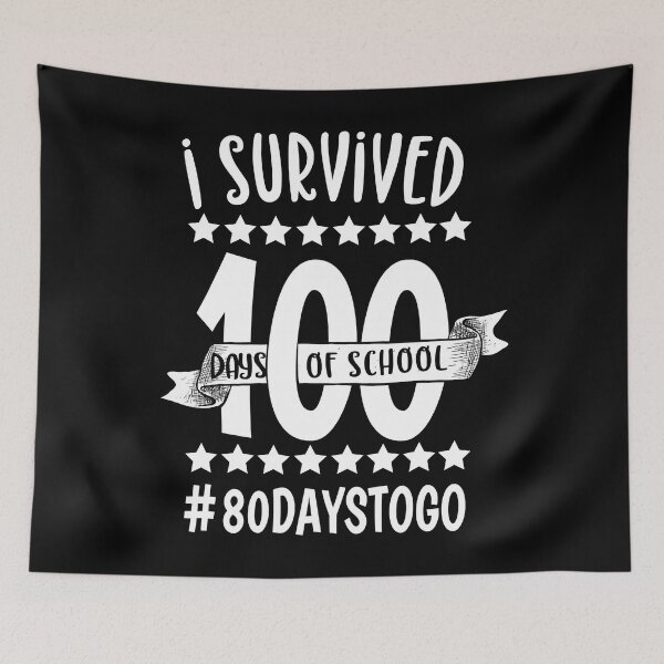 Item preview, I Survived 100 Days of School designed and sold by PrincessBrogan.