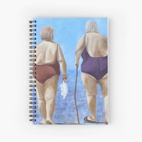 Curvaaceous Lady in a Thong Bikini Spiral Notebook by Richard