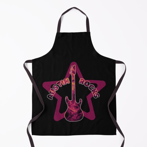 Item preview, Austin Rock Star Electric Guitar Design Honoring Badass Texas Music designed and sold by BadassBazaar.