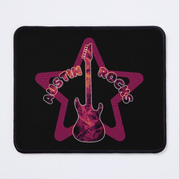 Item preview, Austin Rock Star Electric Guitar Design Honoring Badass Texas Music designed and sold by BadassBazaar.