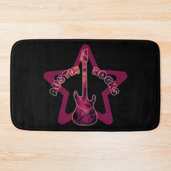 Item preview, Austin Rock Star Electric Guitar Design Honoring Badass Texas Music designed and sold by BadassBazaar.